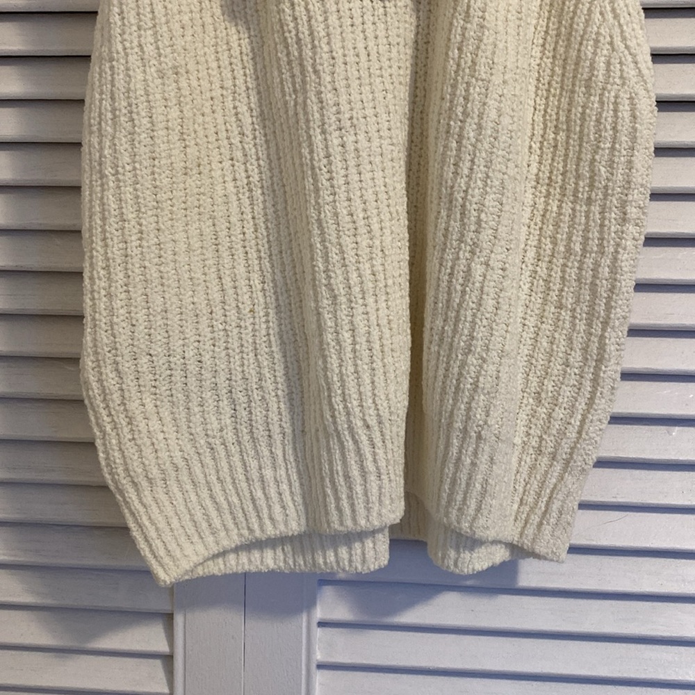 Mango Cream Ruffle Knit Tank Top - Picture 5 of 7